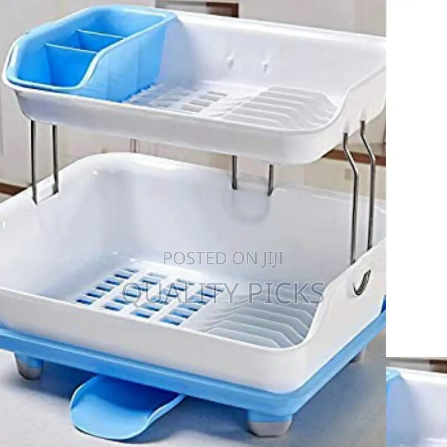 Plastic 2 Layer Dish Rack Organizer