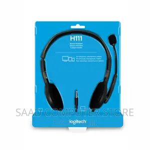 Logitech H111 Wired Audio Jack Headset