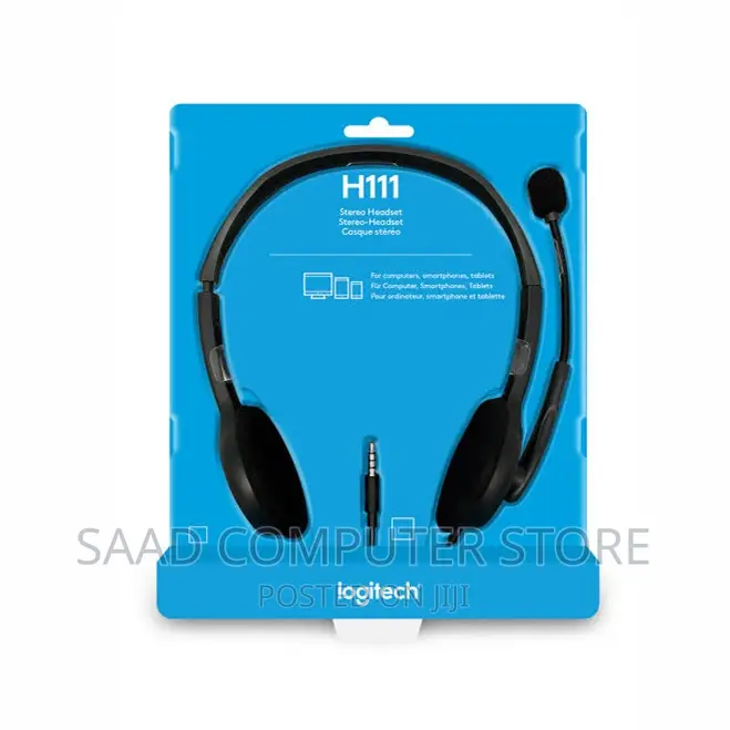 Logitech H111 Wired Audio Jack Headset