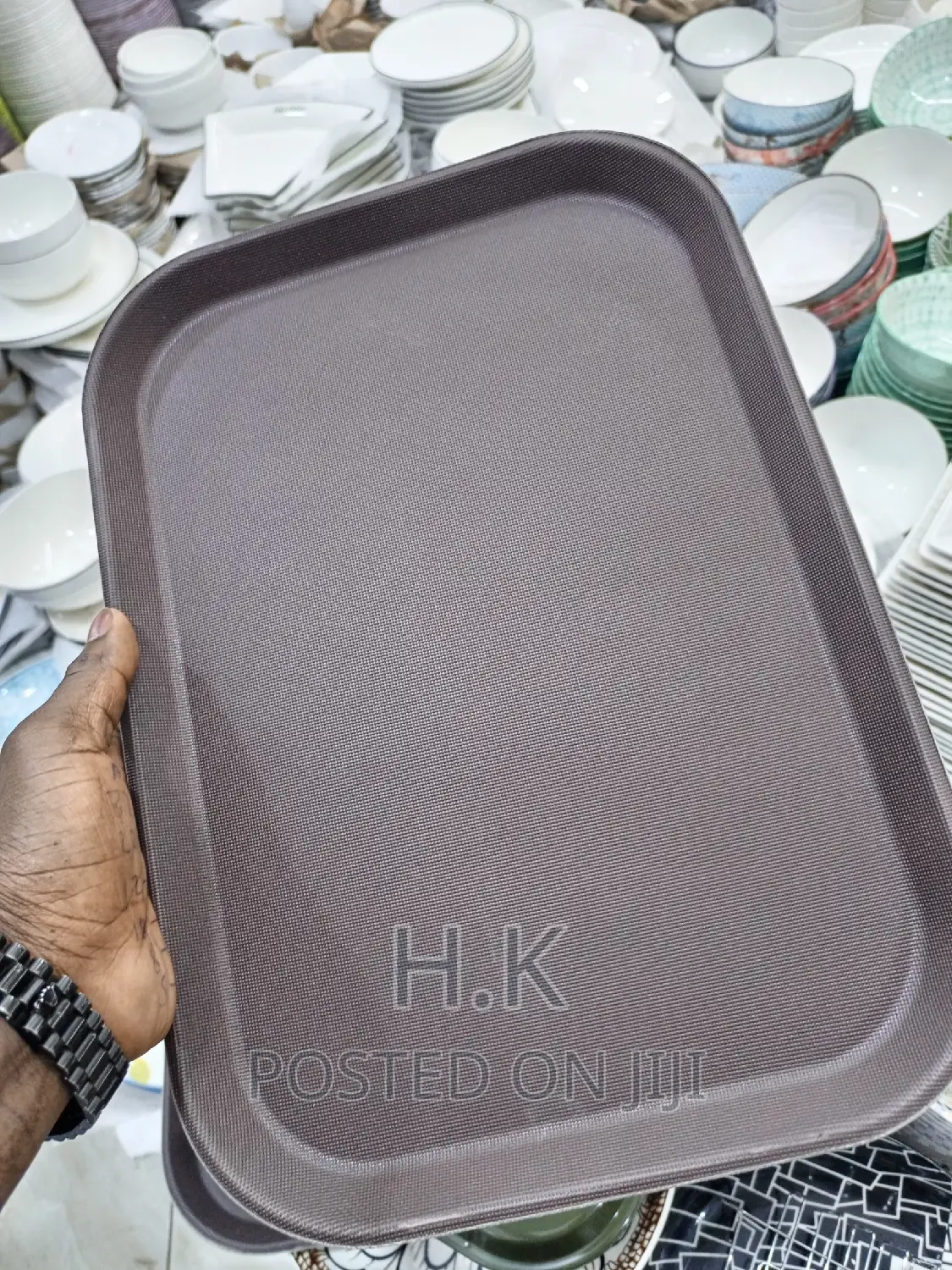Rectangular Non Slippery Tray Set