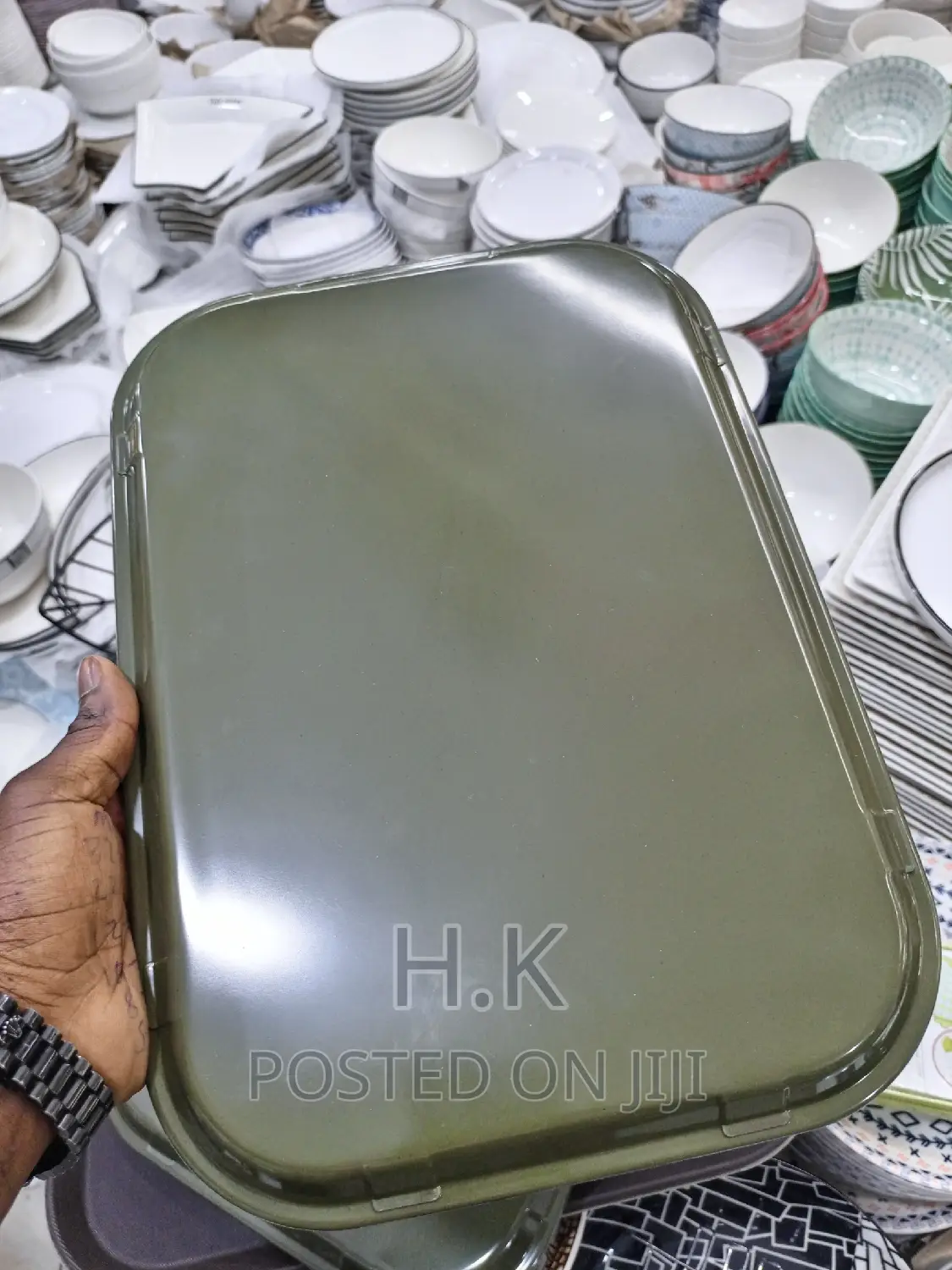 Rectangular Non Slippery Tray Set