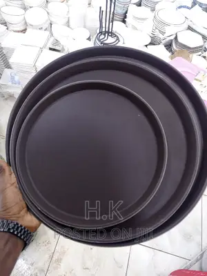 Round Non Slippery Tray Set