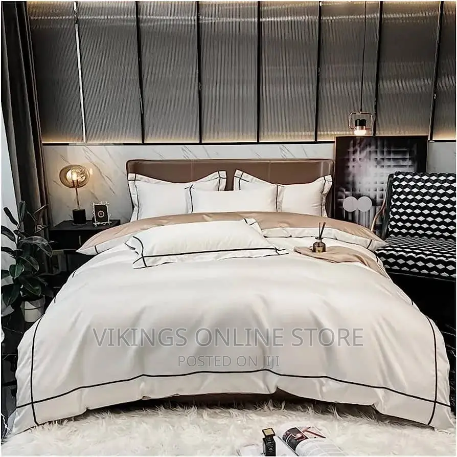 6pc Embroidered Duvet Cover