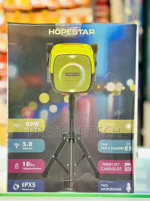 Hopestar Party One Wireless Speaker With Two Microphones