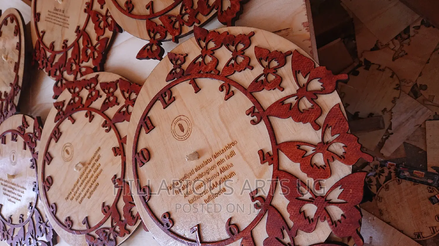 Customized Wooden Wall Clocks Making