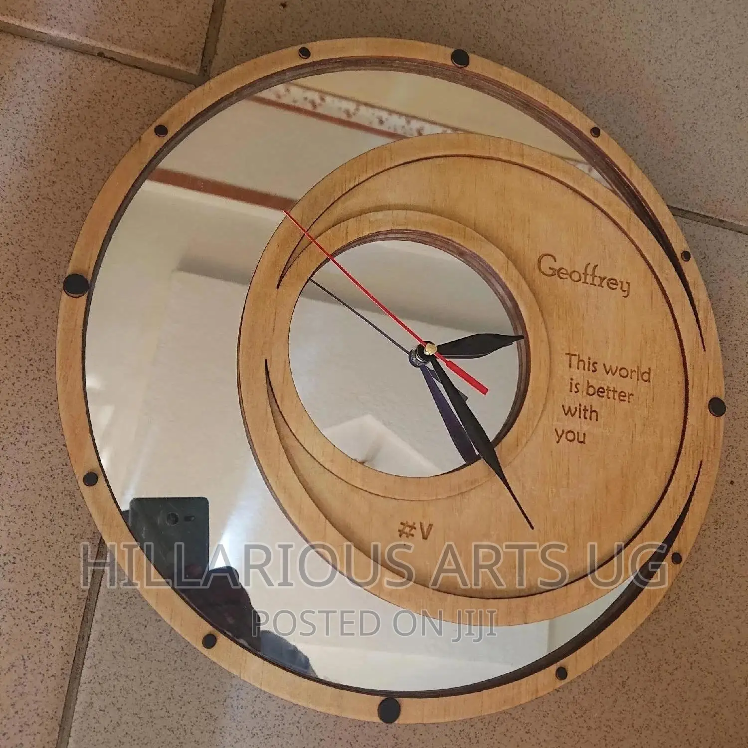Customized Wooden Wall Clocks Making