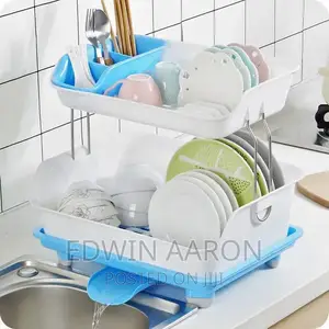 Plastic Double Layer Dish Rack