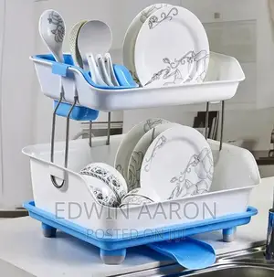 Plastic Double Layer Dish Rack