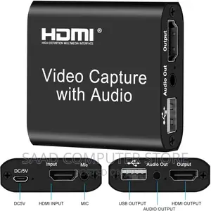 Video HDMI Capture Card With Audio