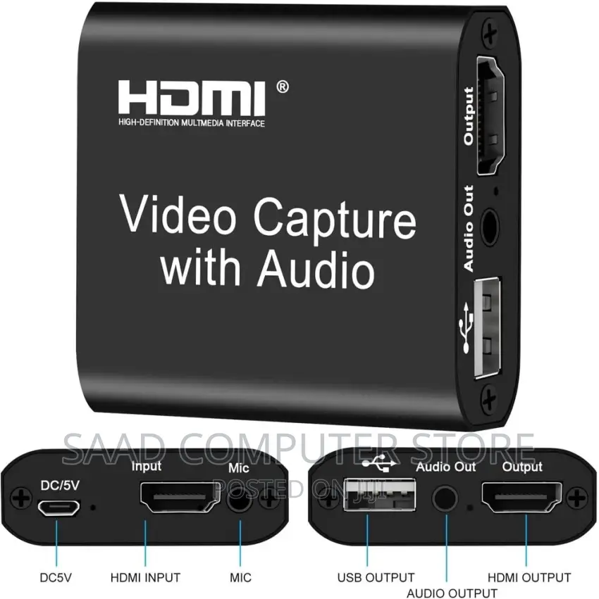 Video HDMI Capture Card With Audio