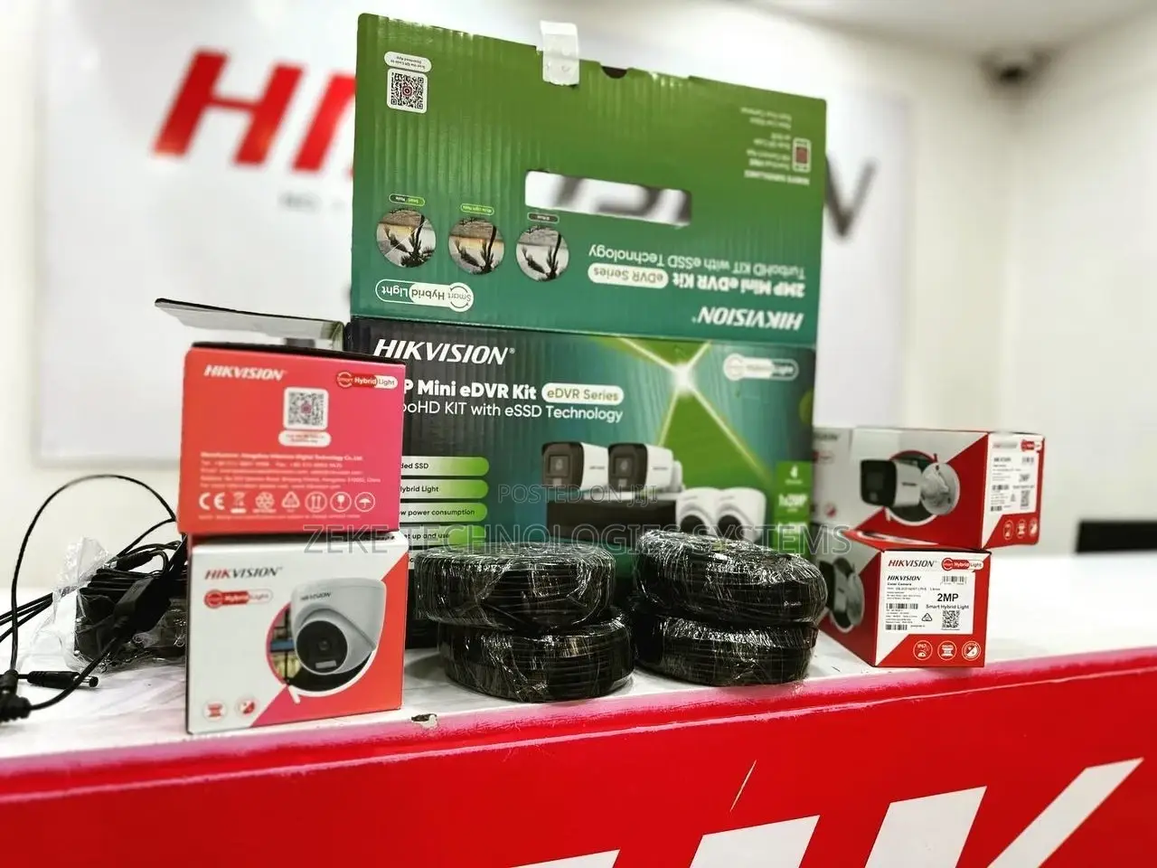 Hikvision 2mp Mini Edvr 4ch Full Color KIT
