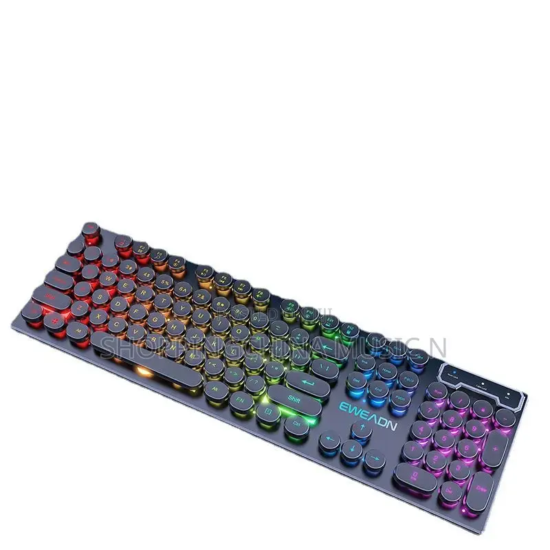 Led RGB Wired Color Light Keyboard Without Mouse