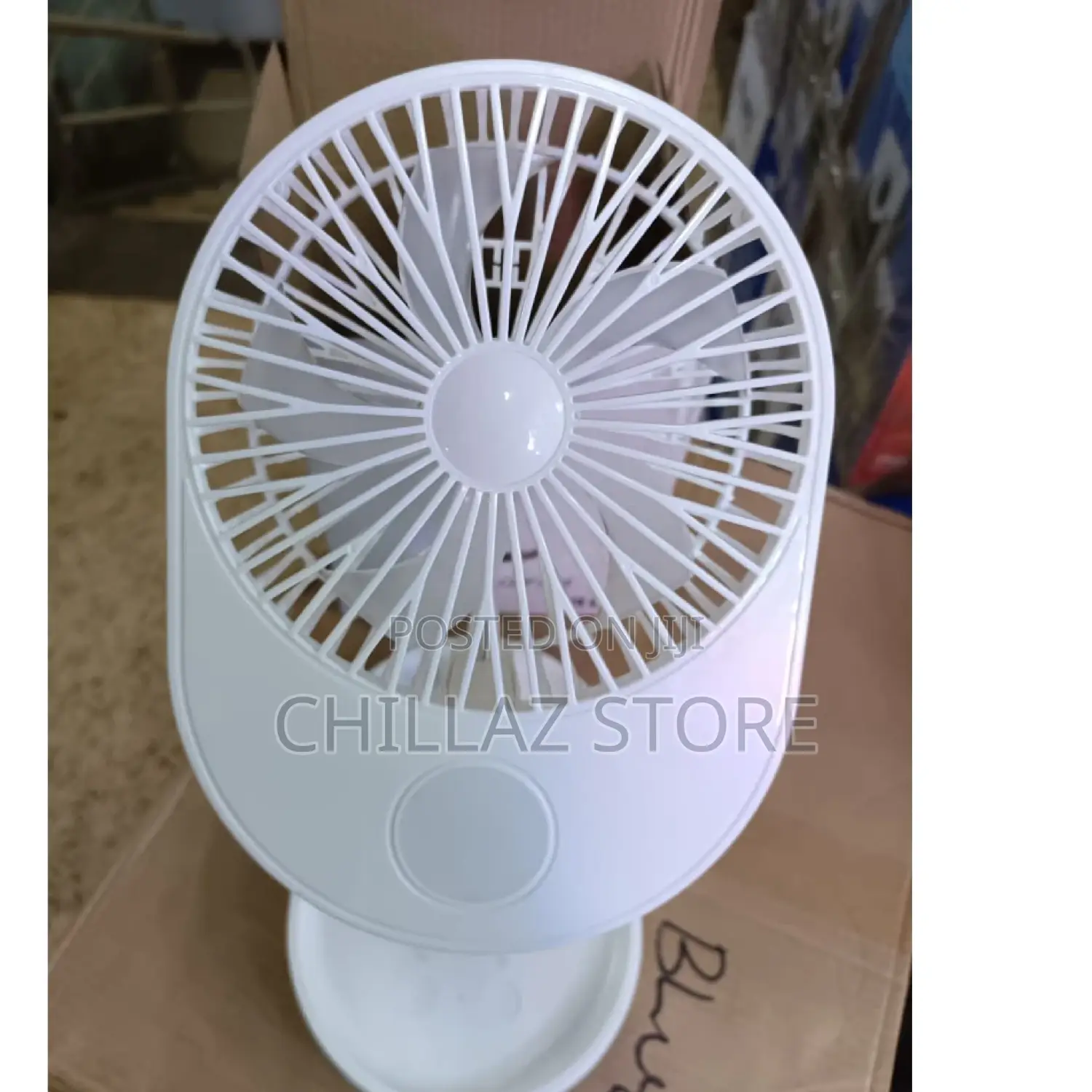 Portable Folding Table Fan.