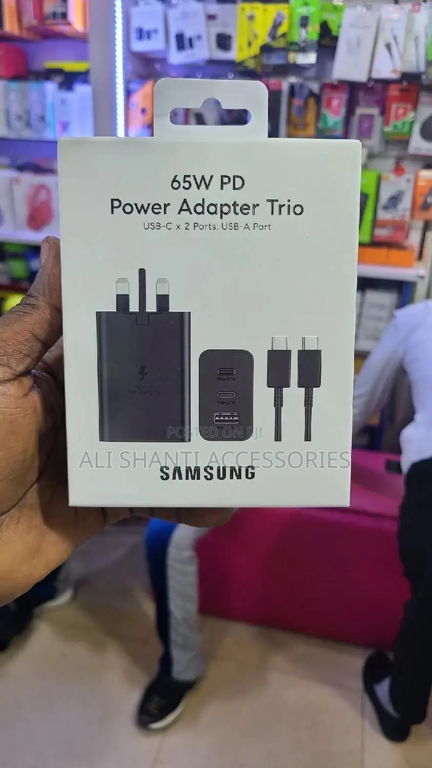 65w Original Samsung Power Adapter Trio
