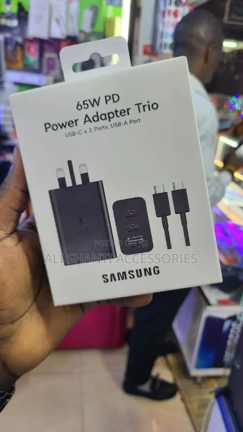 65w Original Samsung Power Adapter Trio