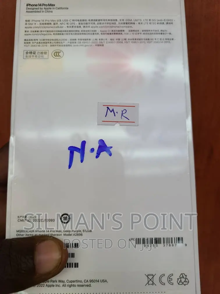 New Apple iPhone 14 Pro Max 512 GB Purple