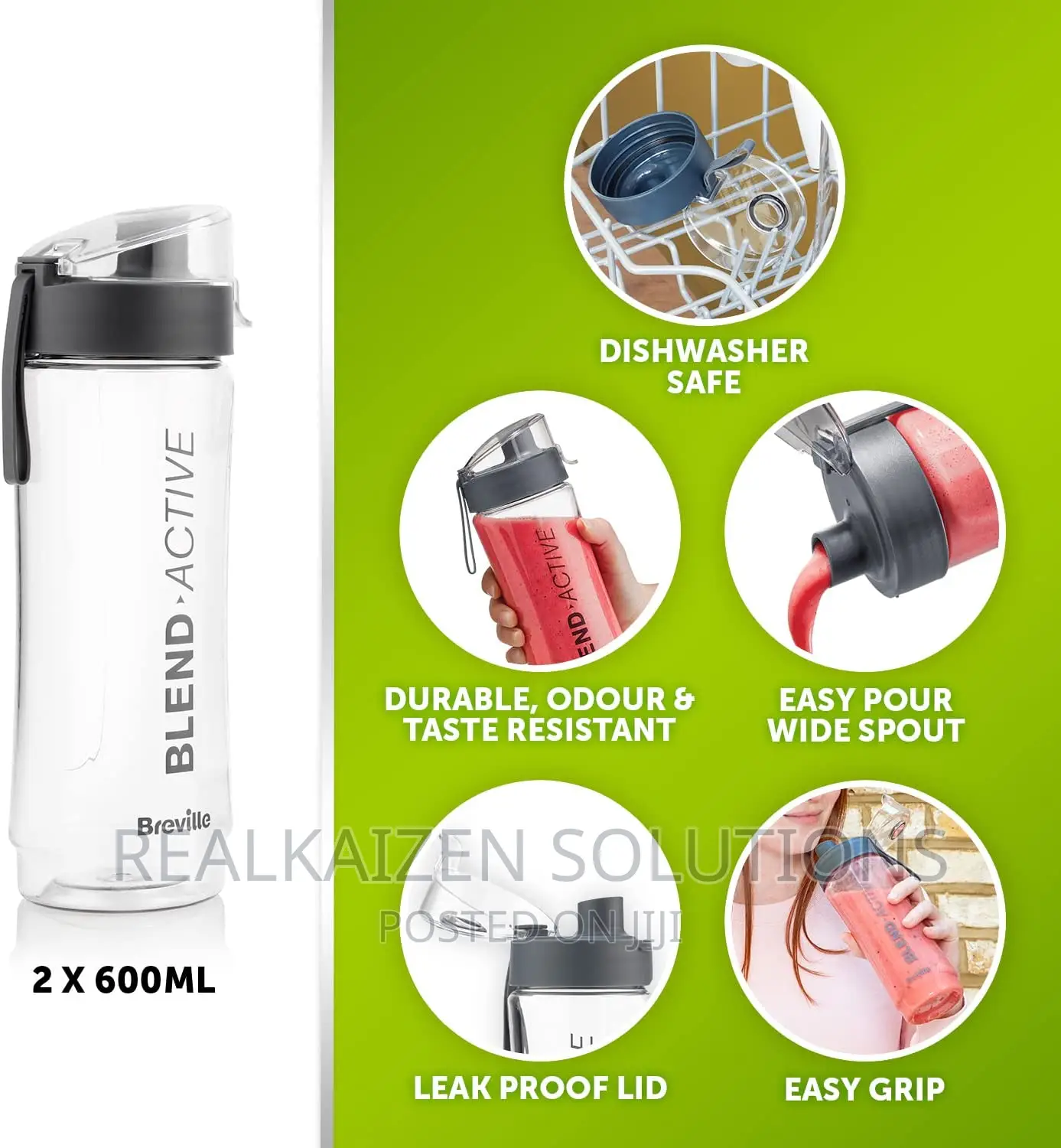 UK BREVILLE Blend Active Personal Blender | Smoothie Maker