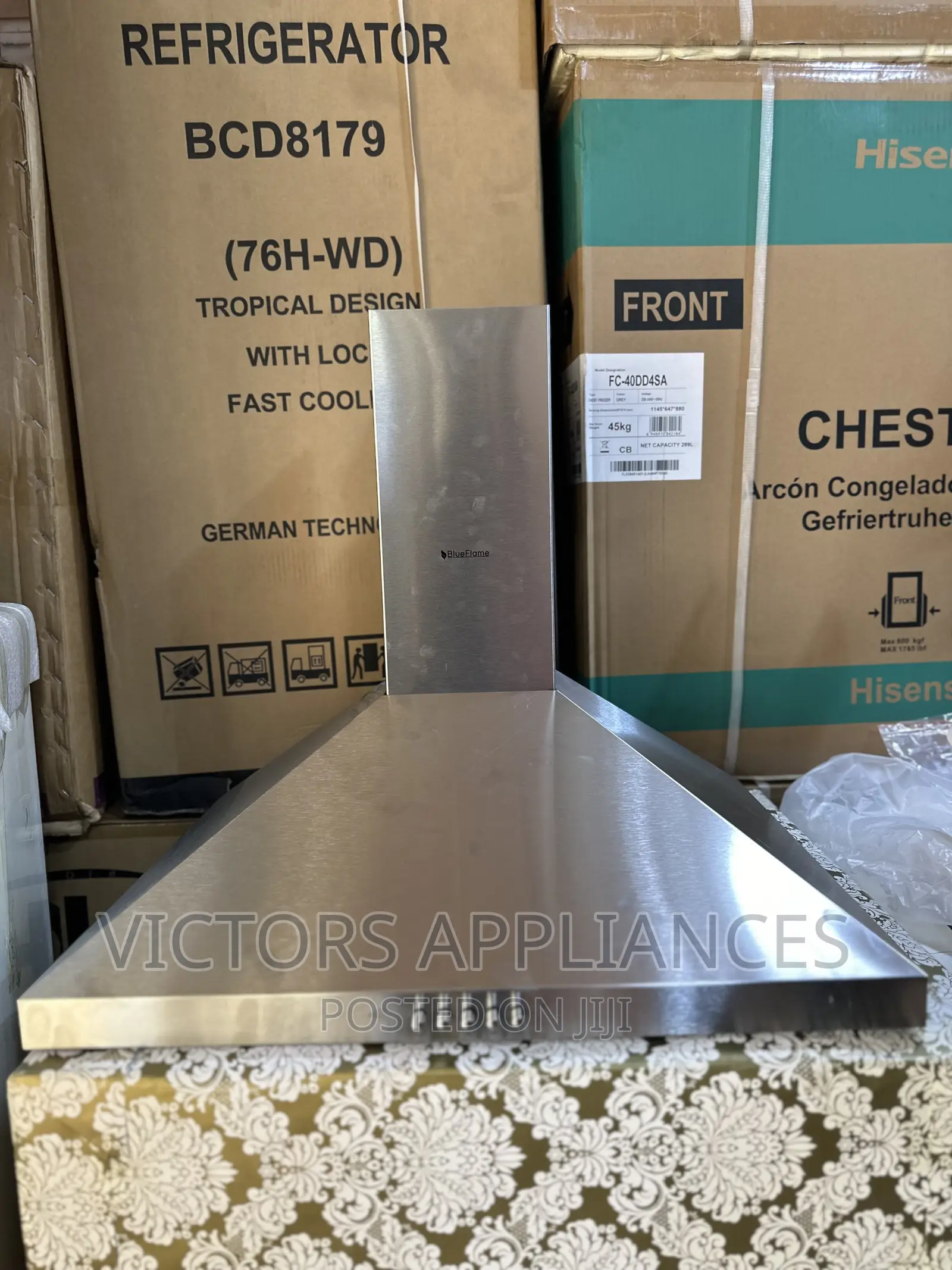 Blueflame Chimney Hood 60cm