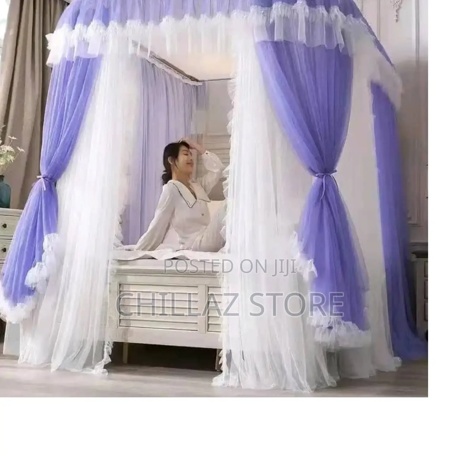 4 Stand Rail Mosquito Net.