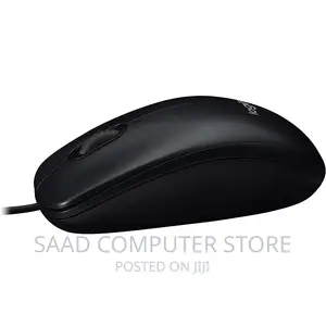 Logitech Wired Mouse M90 Black USB
