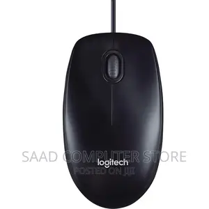 Logitech Wired Mouse M90 Black USB