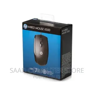 HP X500 Optical Wired USB Mouse