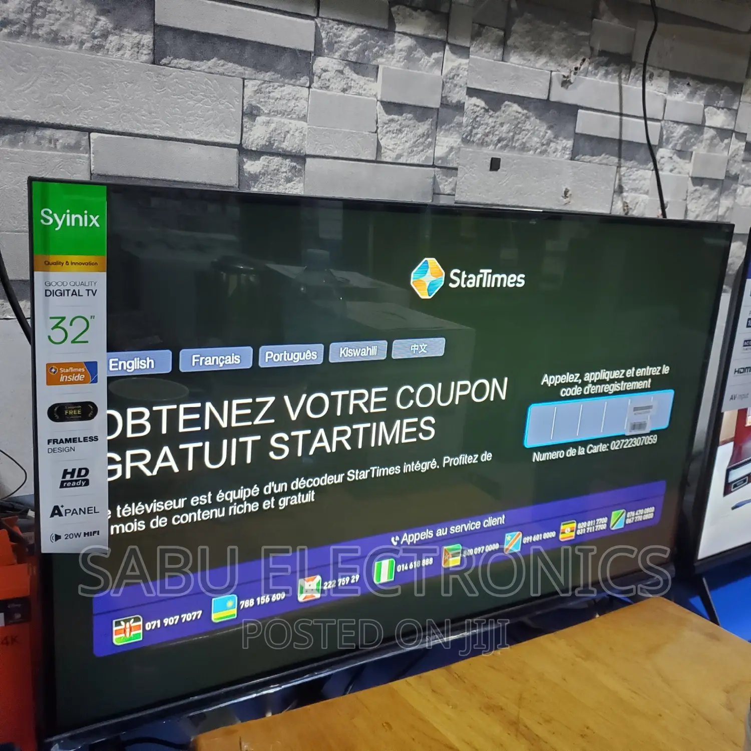 Synix TV With Free to Air Inbuilt Decoder