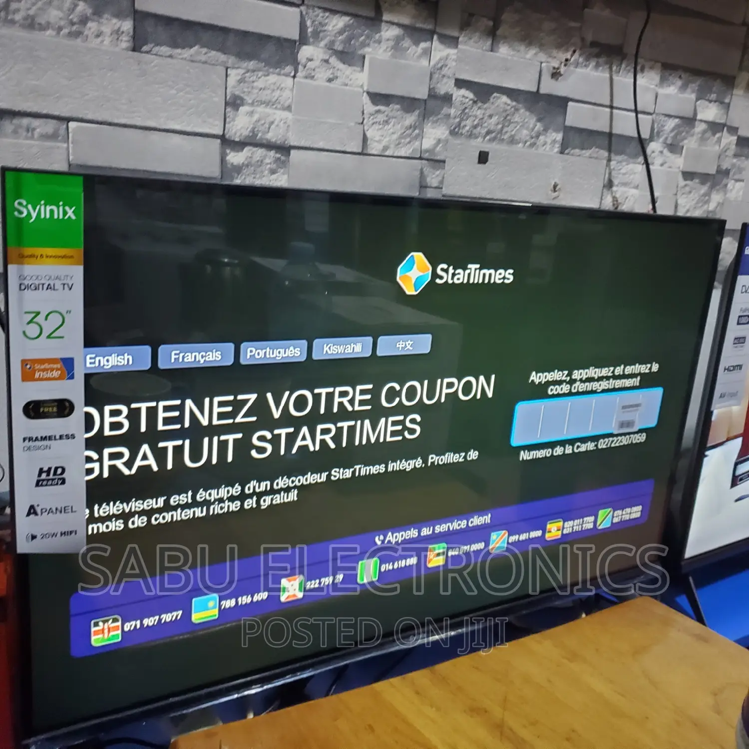 Synix TV With Free to Air Inbuilt Decoder
