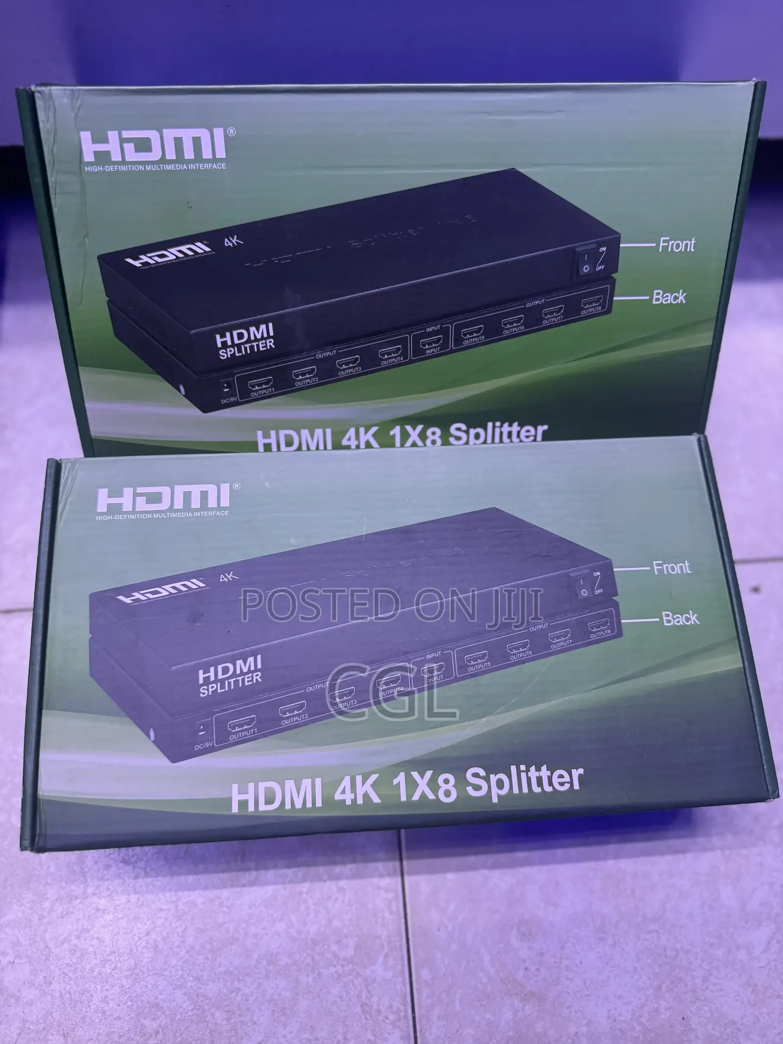 8way Hdmi Splitter 8 Port 8ports 8 Way Splitter