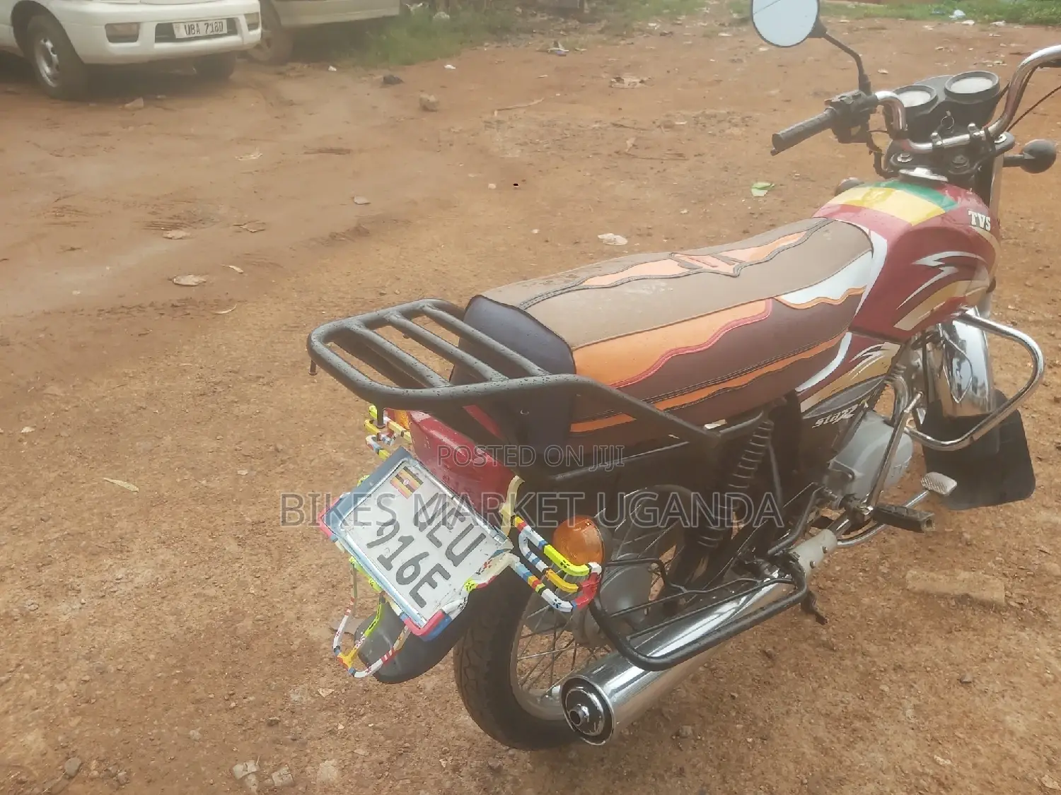 TVS XL 100 2018 Red