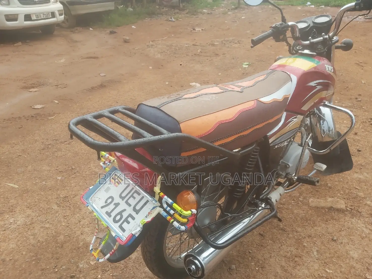 TVS XL 100 2018 Red