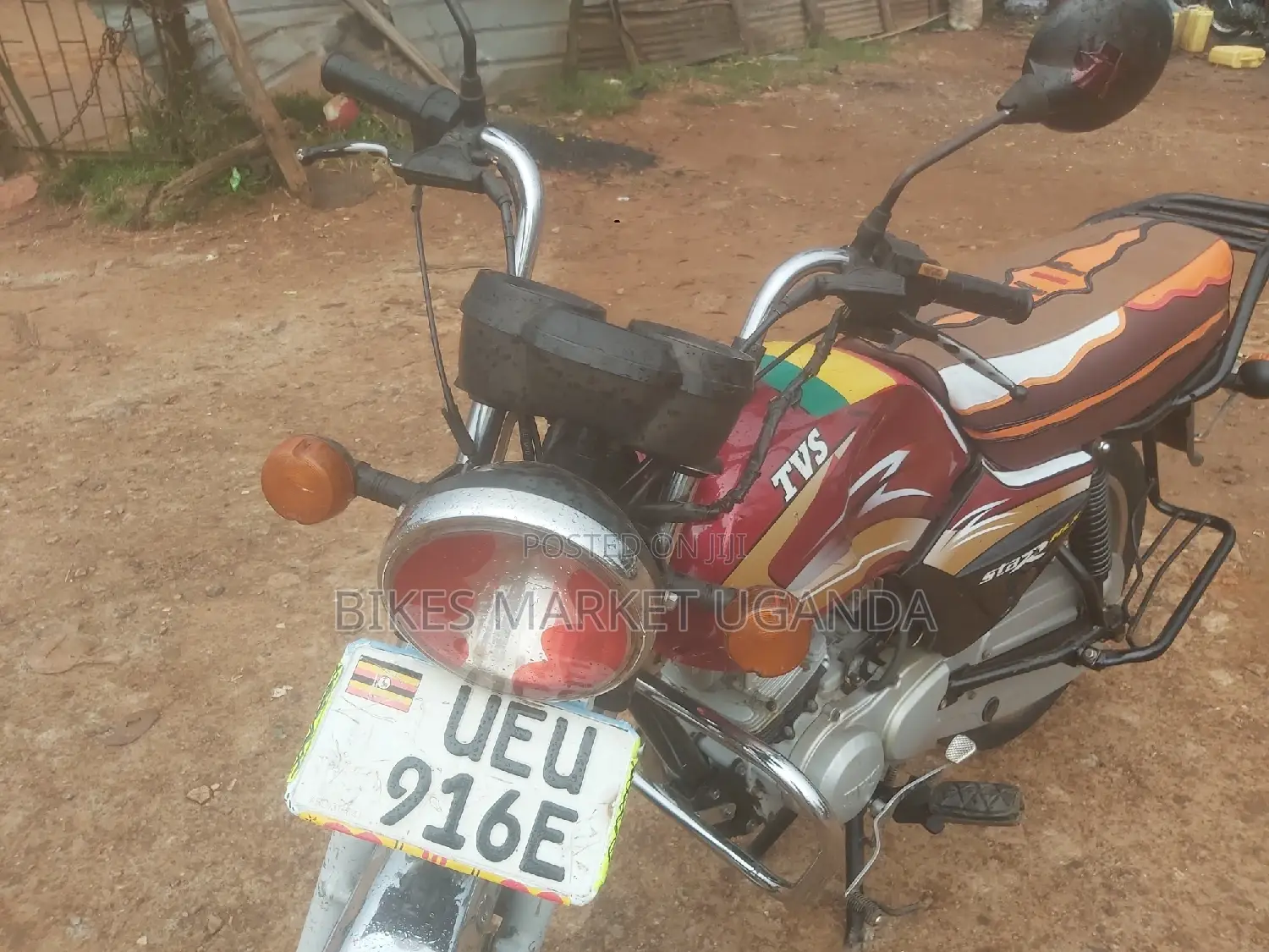 TVS XL 100 2018 Red