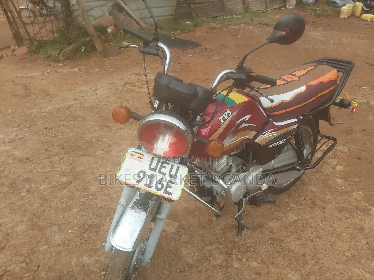 TVS XL 100 2018 Red