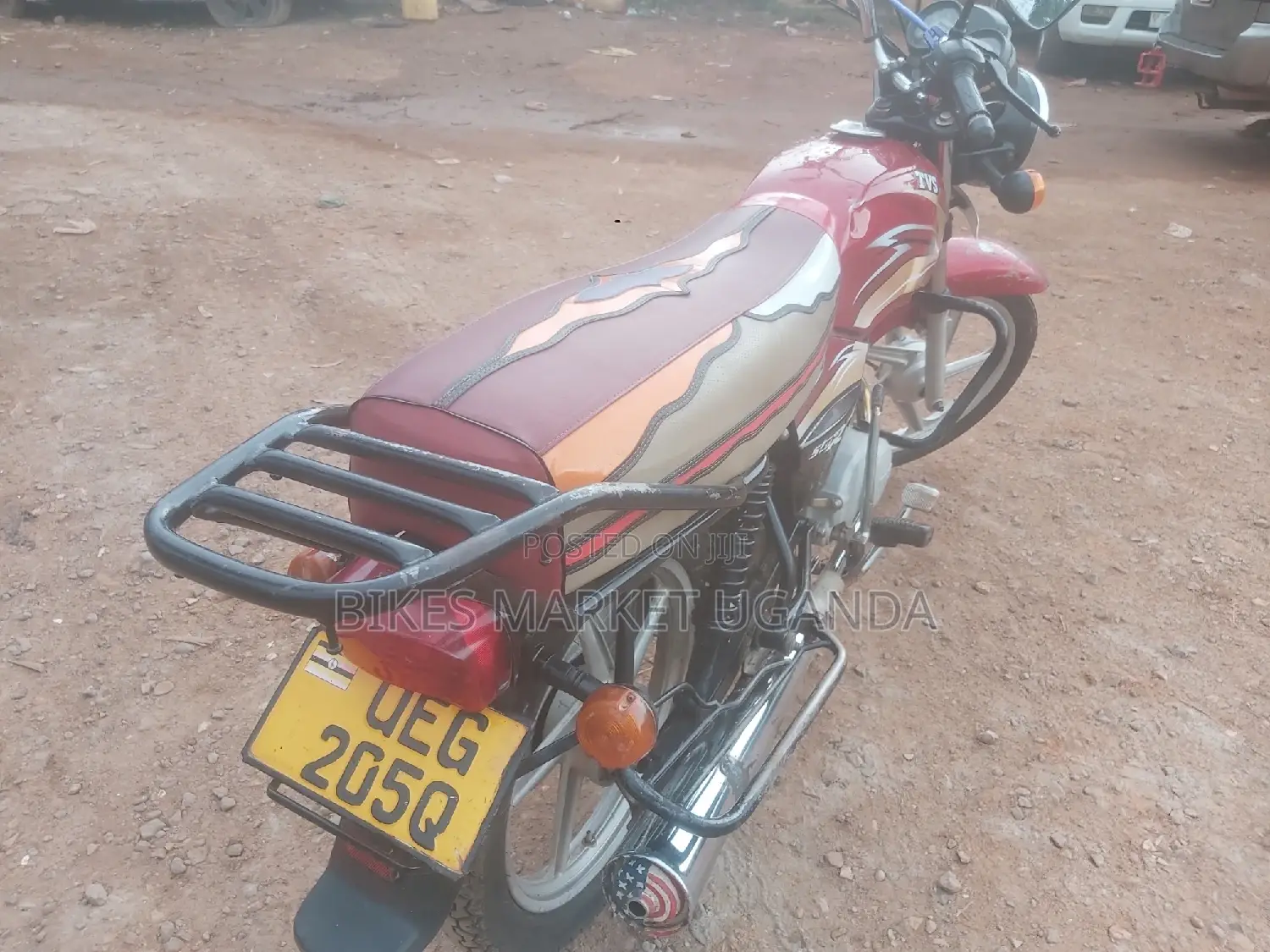 TVS XL 100 2017 Red