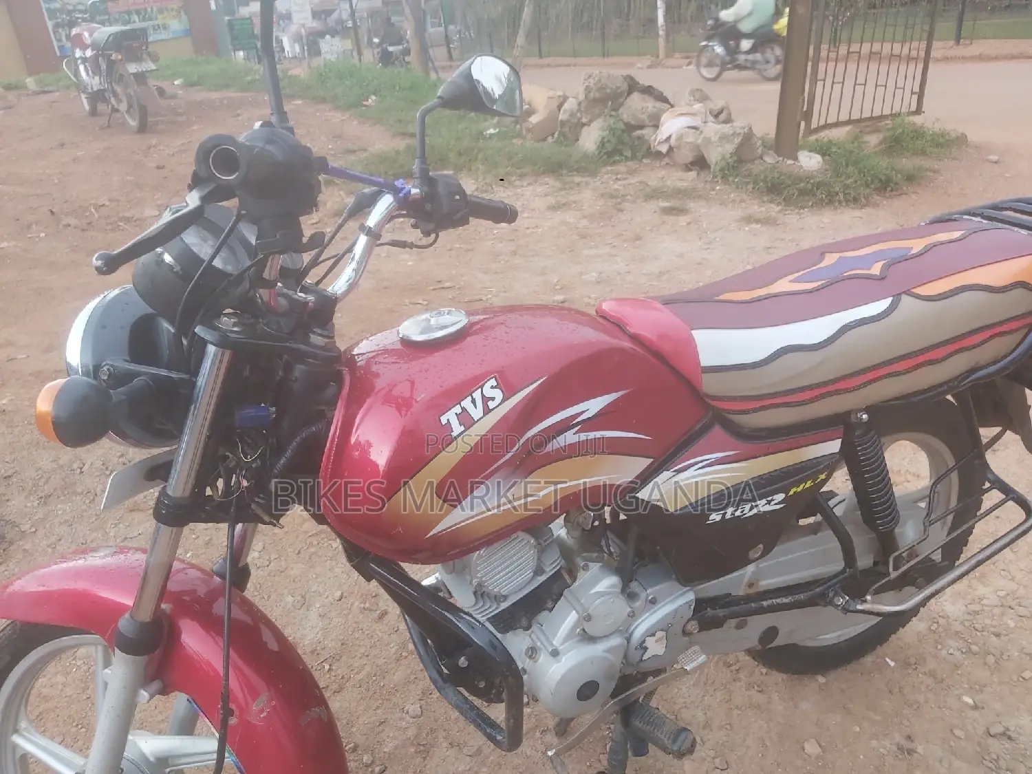TVS XL 100 2017 Red