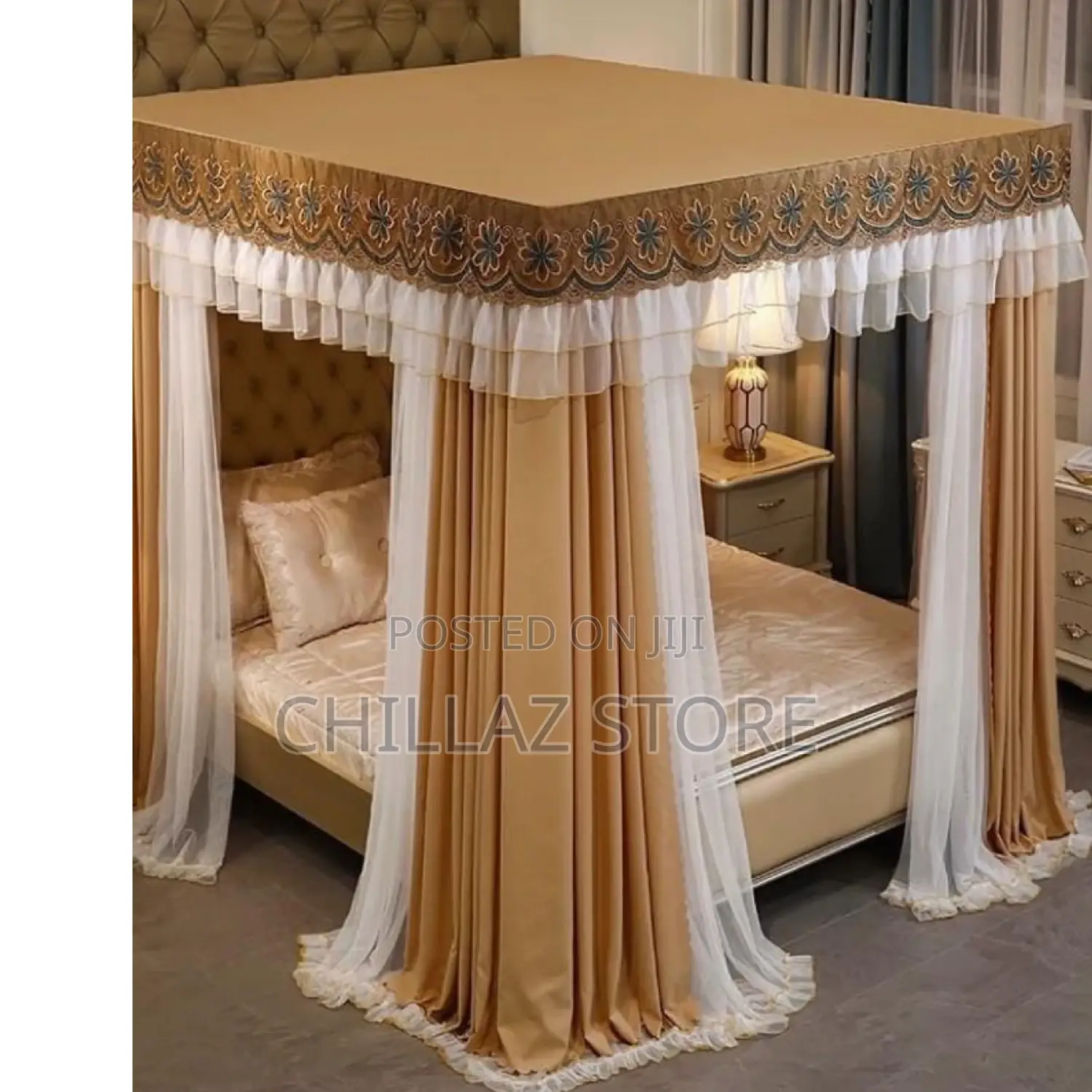 Double Layer Luxury Canopy.