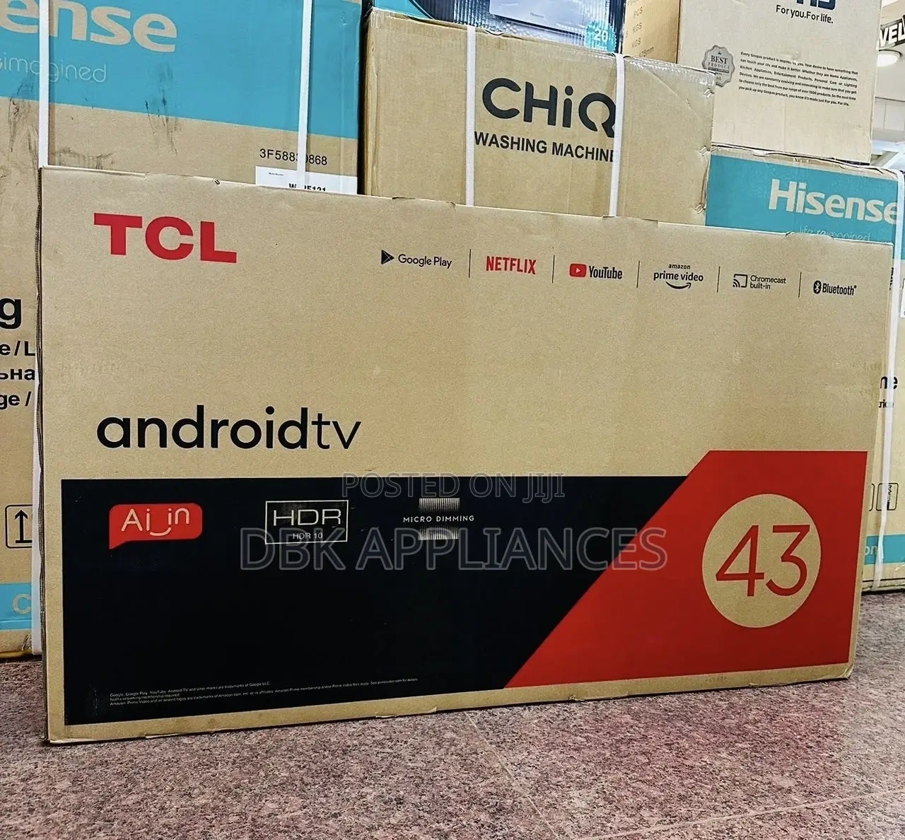 TCL 43inch Smart Android TVS Original TVS