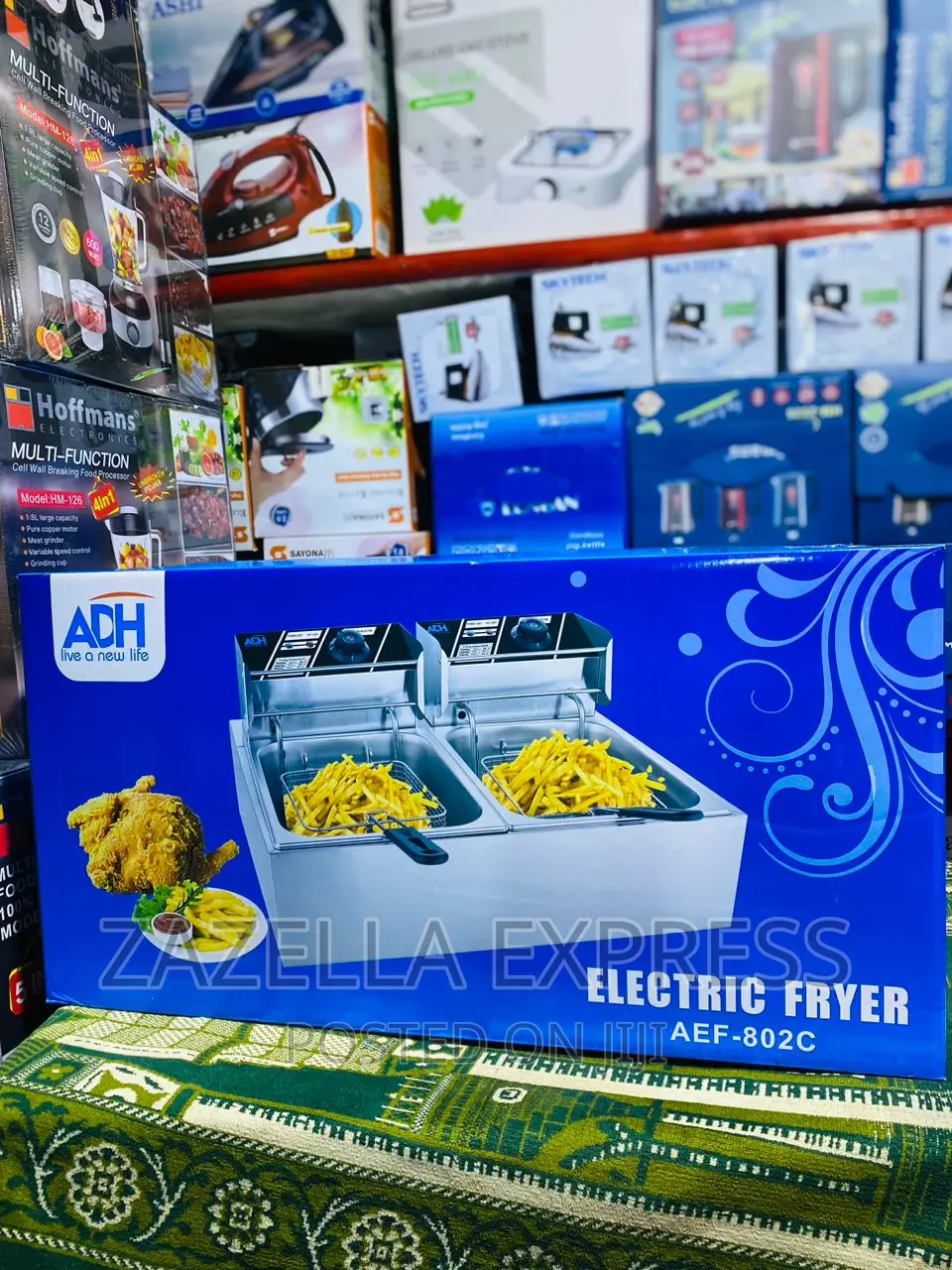 ADH 2-Tank 2-Basket Electric Deep Fryer AEF-802C