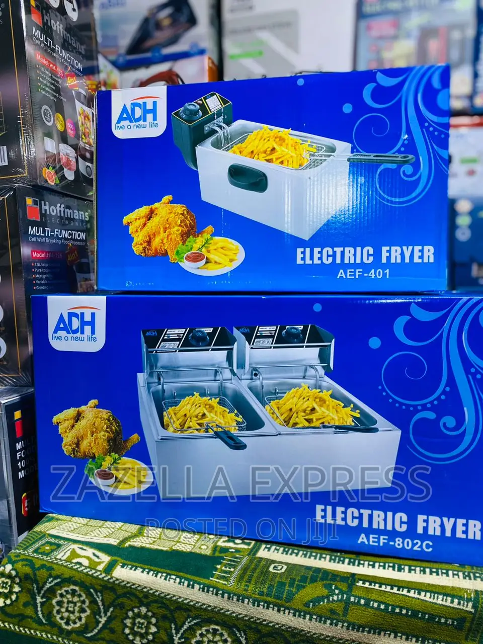 ADH 2-Tank 2-Basket Electric Deep Fryer AEF-802C