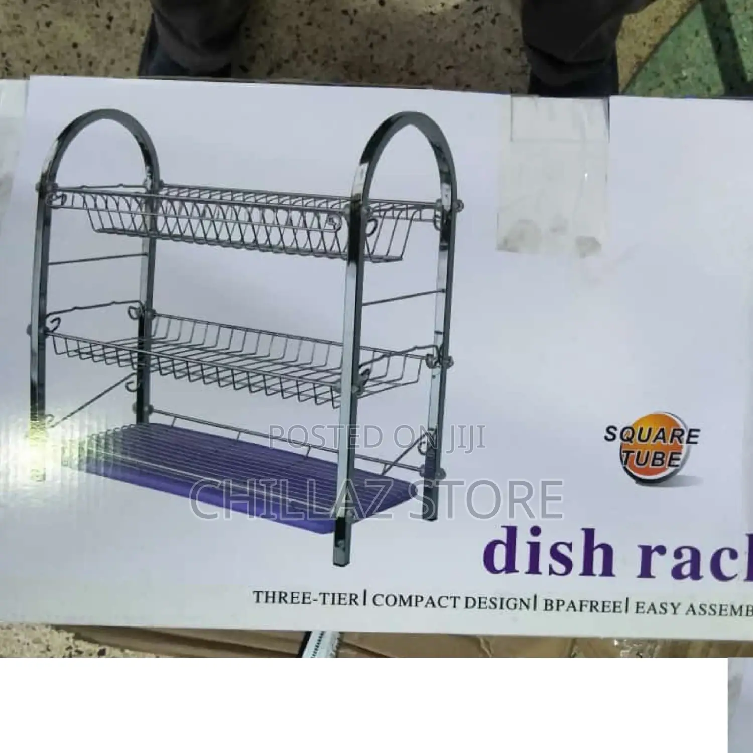 3 Layers Stainless Steel Dish Rack.
