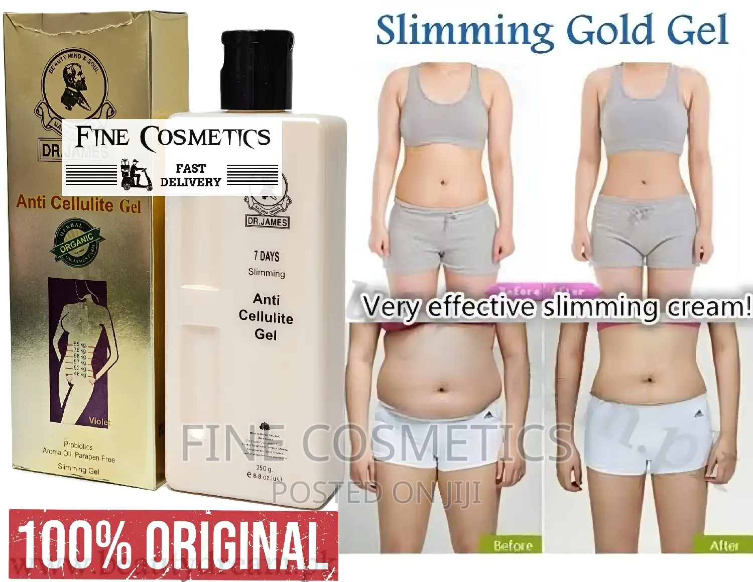 Dr James 7 Days Slimming Gel Fat Targeted Fast Burning Gel