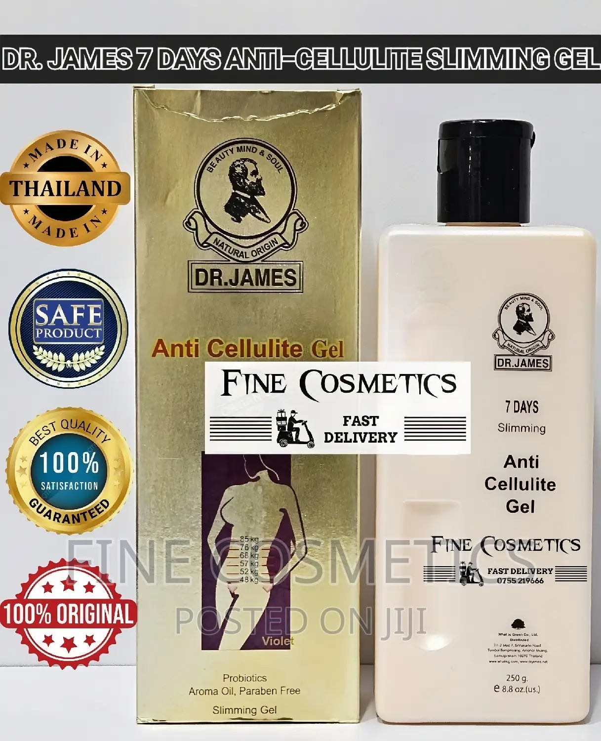 Dr James 7 Days Slimming Gel Fat Targeted Fast Burning Gel