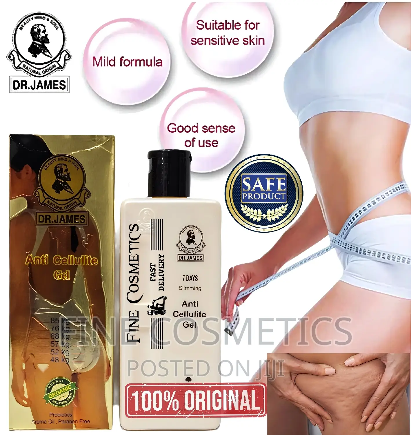 Dr James 7 Days Slimming Gel Fat Targeted Fast Burning Gel