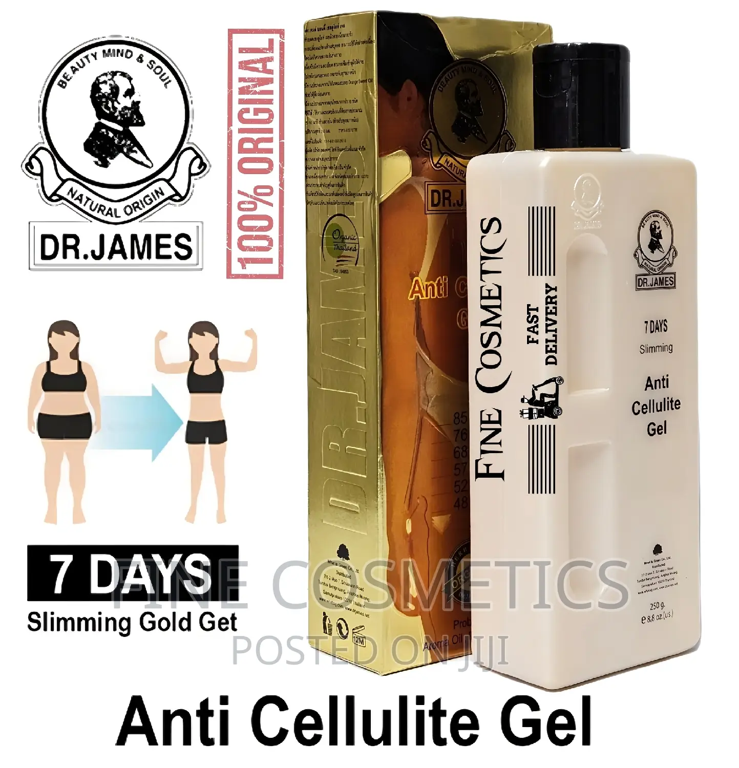 Dr James 7 Days Slimming Gel Fat Targeted Fast Burning Gel