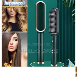 2 In1 Hair Straightener Comb.