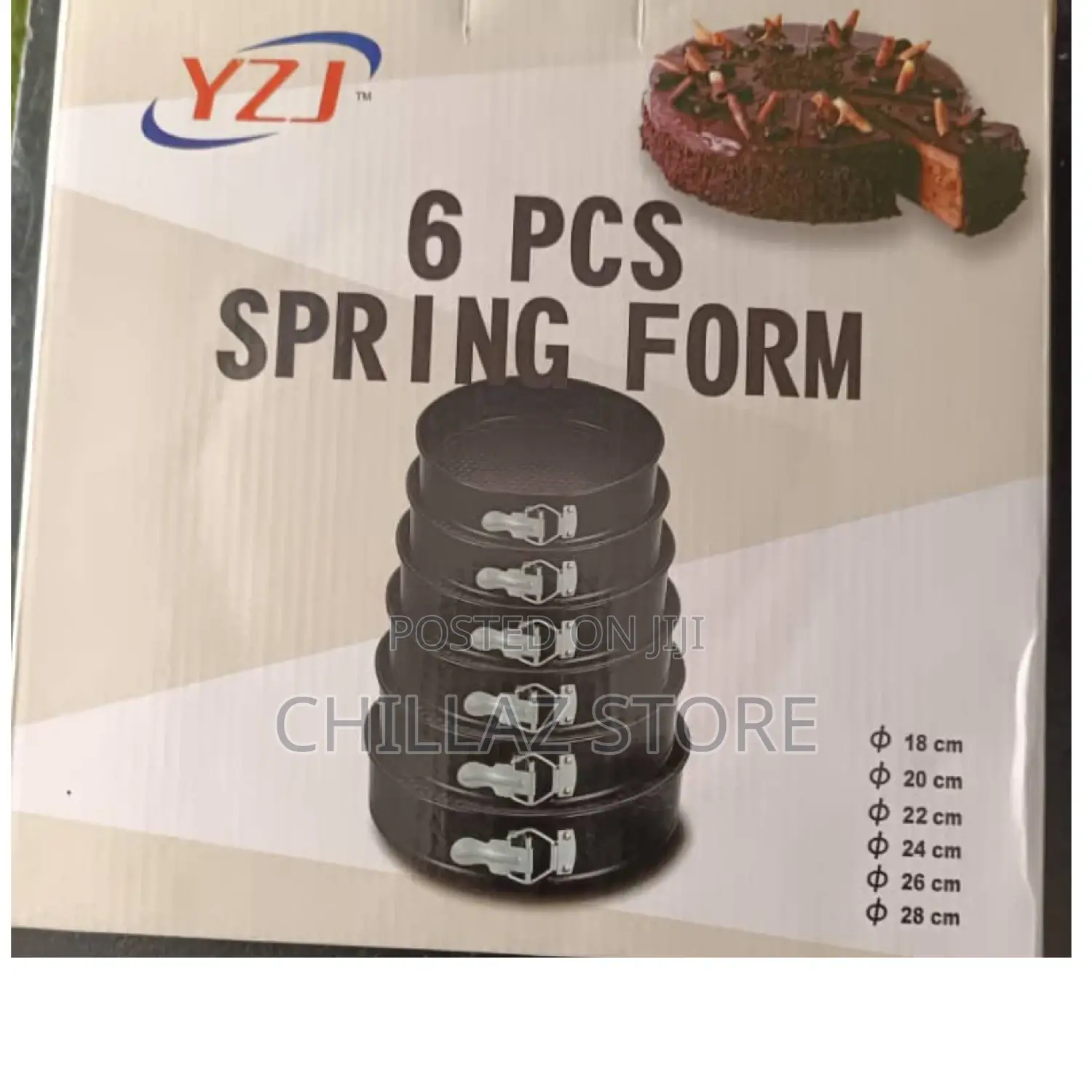 6pcs Spring Form Bakeware Pans.