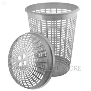 Plastic Laundry Basket With a Lid