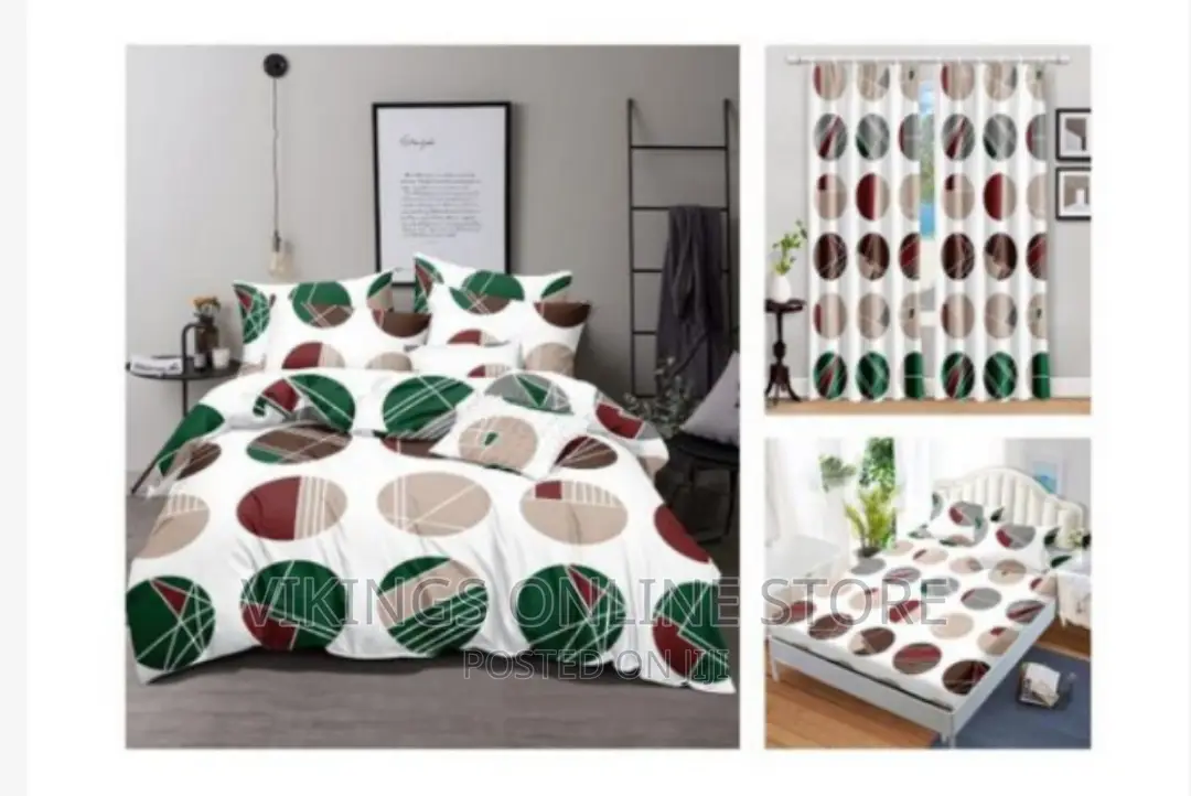 Duvet Set With Matching Curtains