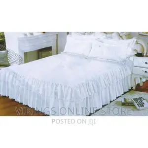 3 Piece Bedliner 2 Pillow Cases – White