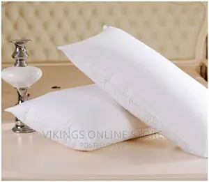 A Pair of Fibre Pillows Big White Size